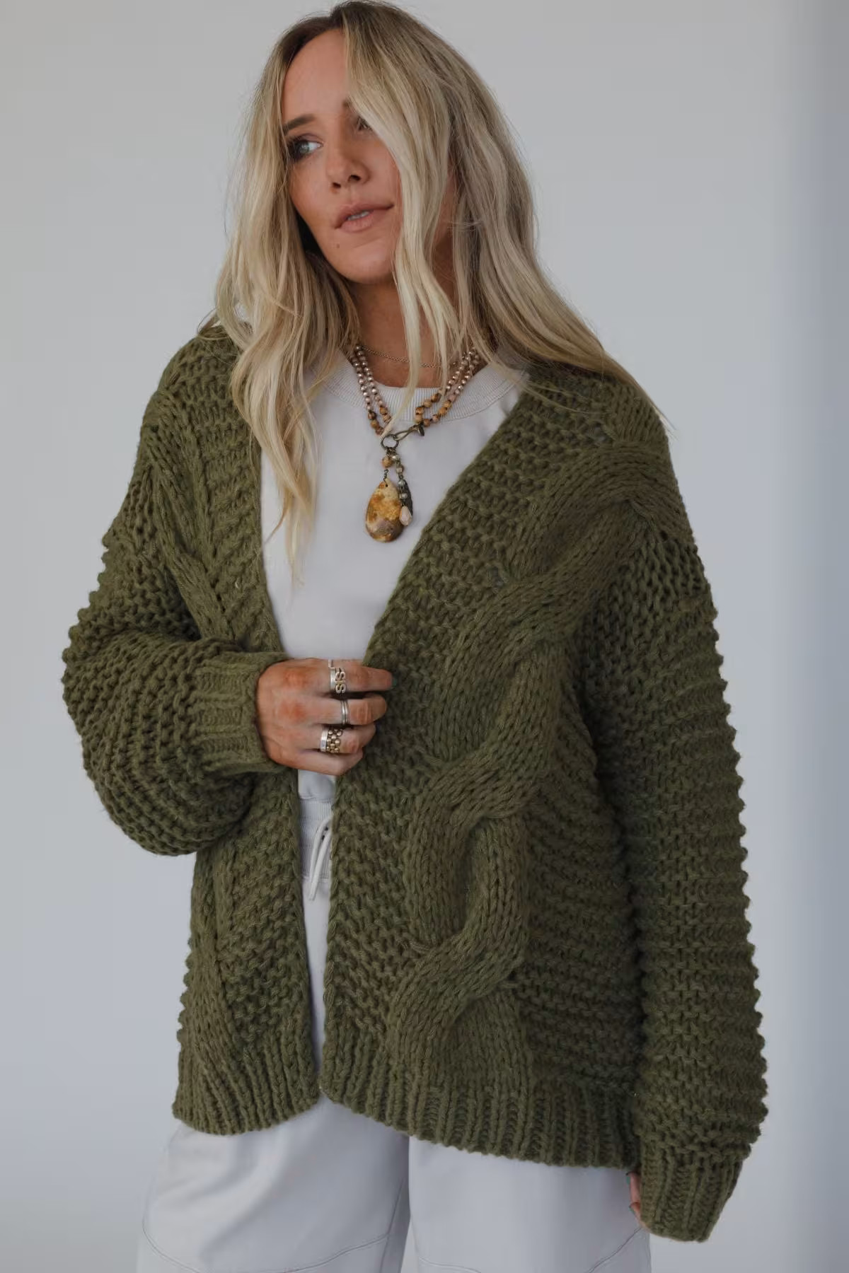 Gillian Chunky Cardigan — Three Bird Nest | Three Bird Nest