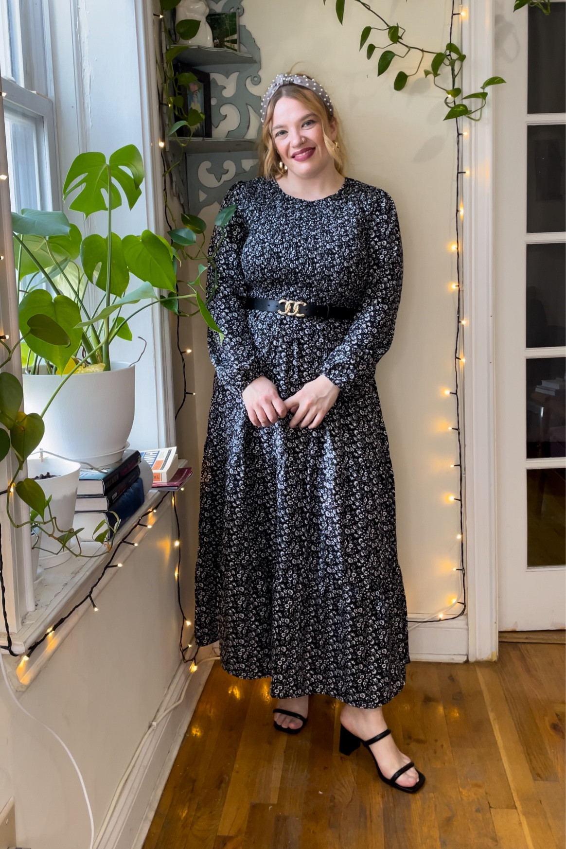 Modest long sleeve maxi dress , midsize curvy style 

#LTKFindsUnder50 #LTKFamily #LTKMidsize
