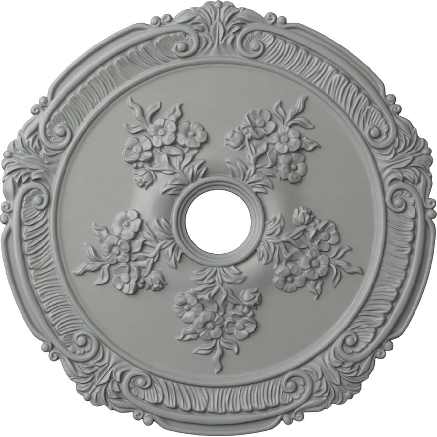 26"OD x 3 3/4"ID x 1 1/2"P Attica with Rose Ceiling Medallion (Fits Canopies up to 4 1/2") | Amazon (US)