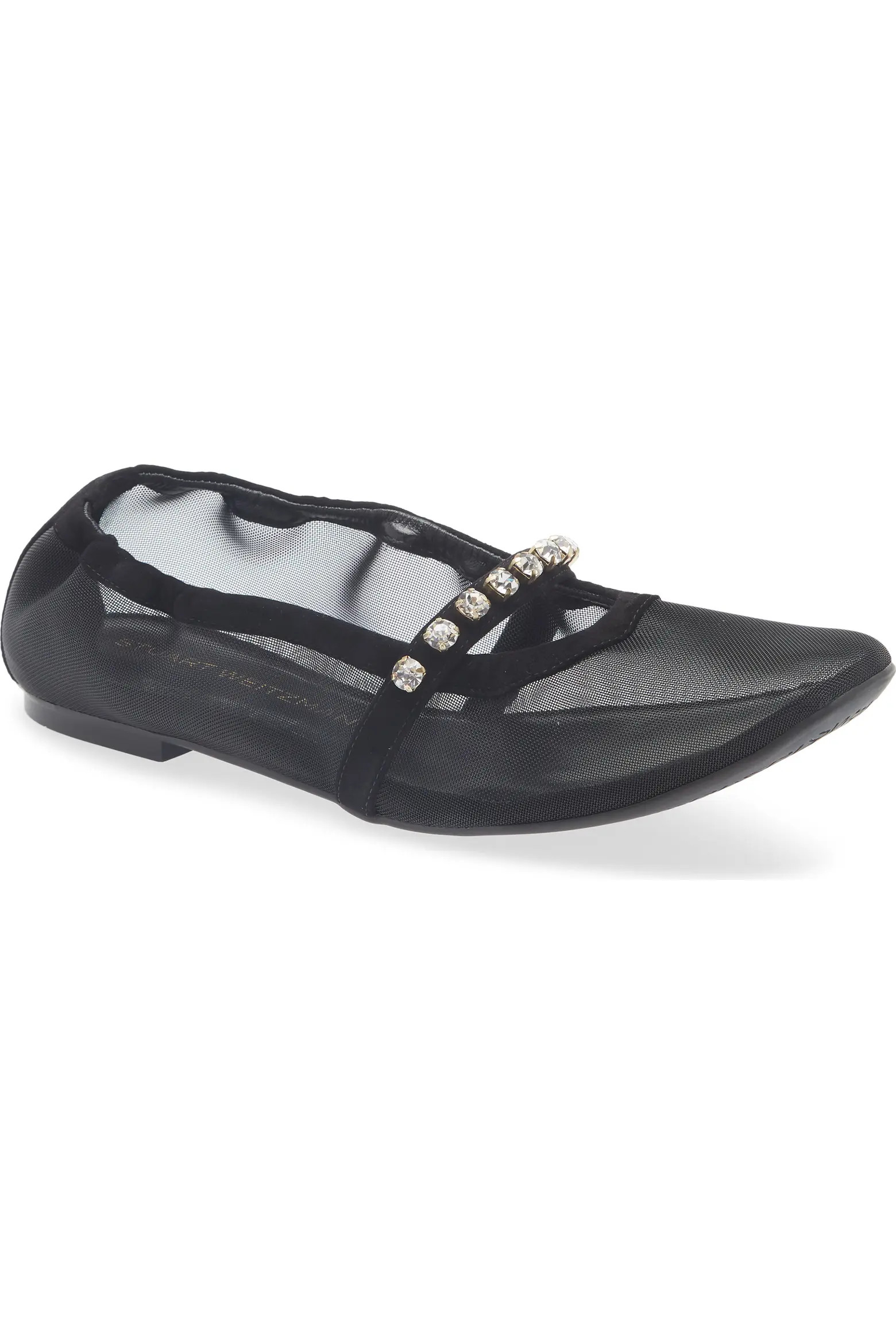 Goldie Crystal Strap Ballet Flat (Women) | Nordstrom | Nordstrom