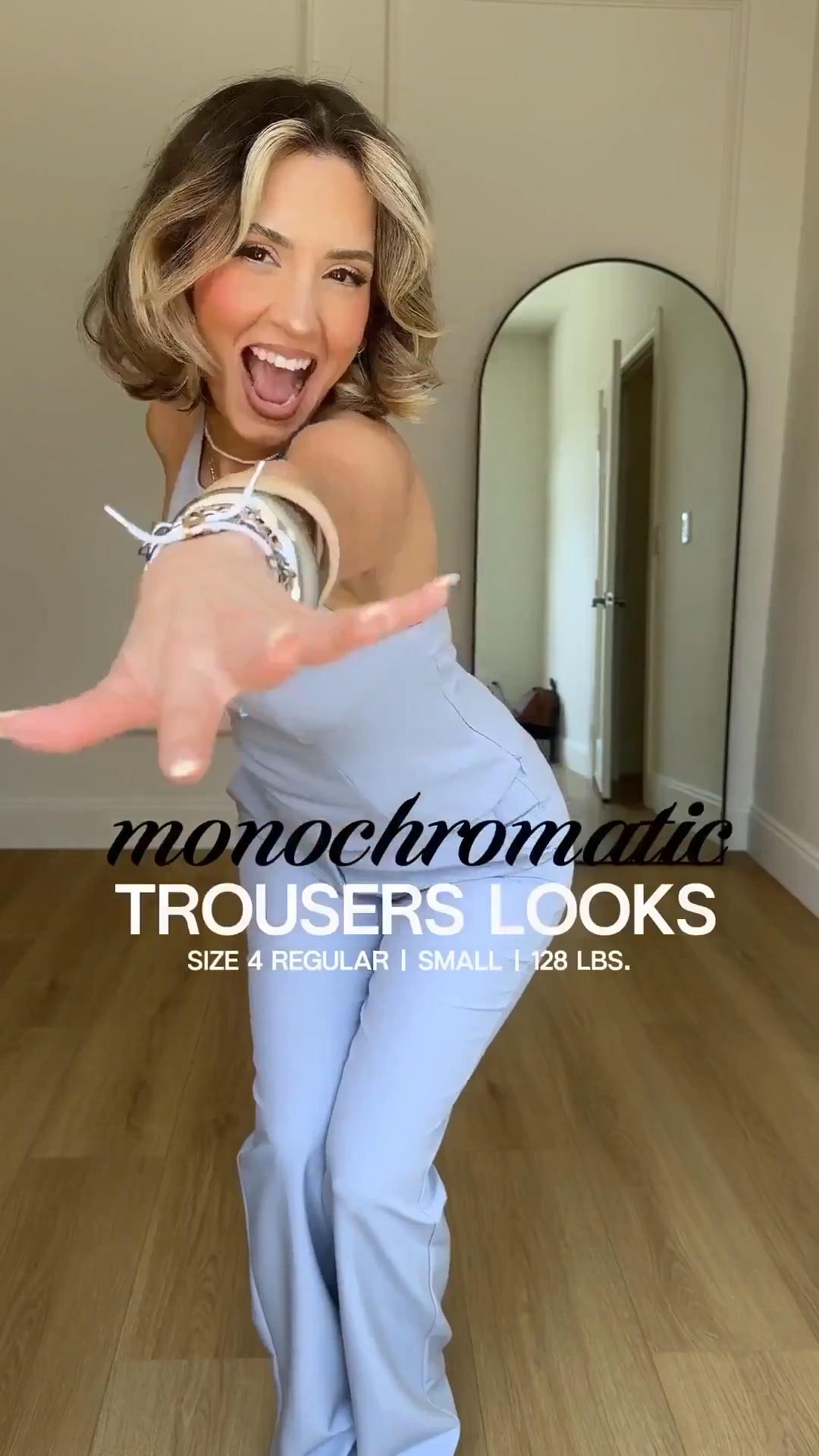 Omg these @Express trousers & essentials are ON SALE 👏🏼 #DressToExpress
#ExpressPartner

✔️ Wearing size 4 regular on long trousers
✔️Ankle trousers are size 4 SHORT 
✔️XS in all tops

#LTKgrwm #LTKootd #LTKU