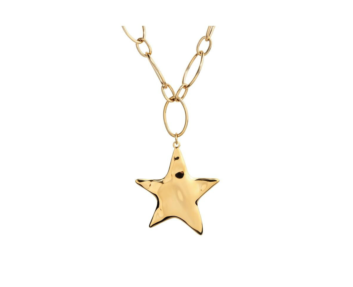 Chunky Star Pendant Necklace - Gold | Macy's