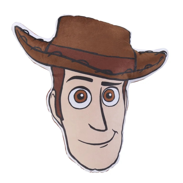 Disney Toy Story Woody Character Shaped Pillow, Brown, Toddler Pillow | Walmart (US)