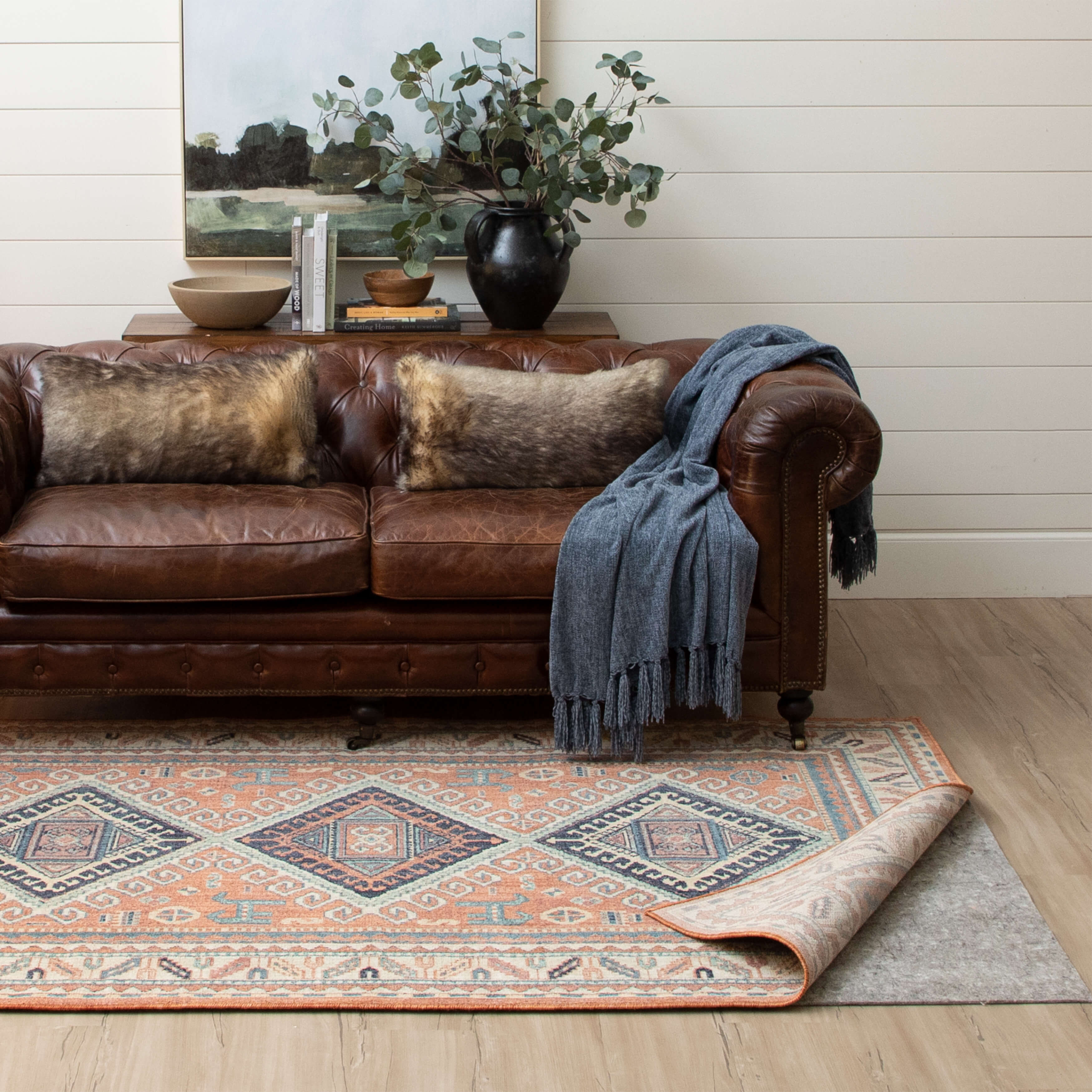 Dual Surface Rug Pad 1/2 Inch | Covered By Rugs