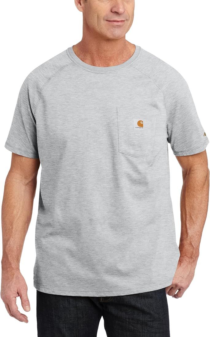 Carhartt Men's Force Relaxed Fit Midweight Short Sleeve Pocket T-Shirt (100410 Prev. Delmont) | Amazon (US)
