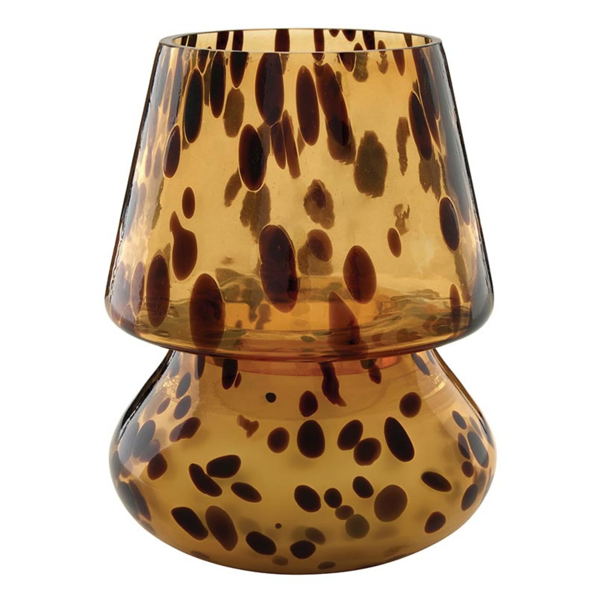 47th & Main Scented Candles Tortoiseshell Lamp Glass Candle, 3.25" Dia x 5" H, Leather & Leaves | Amazon (US)
