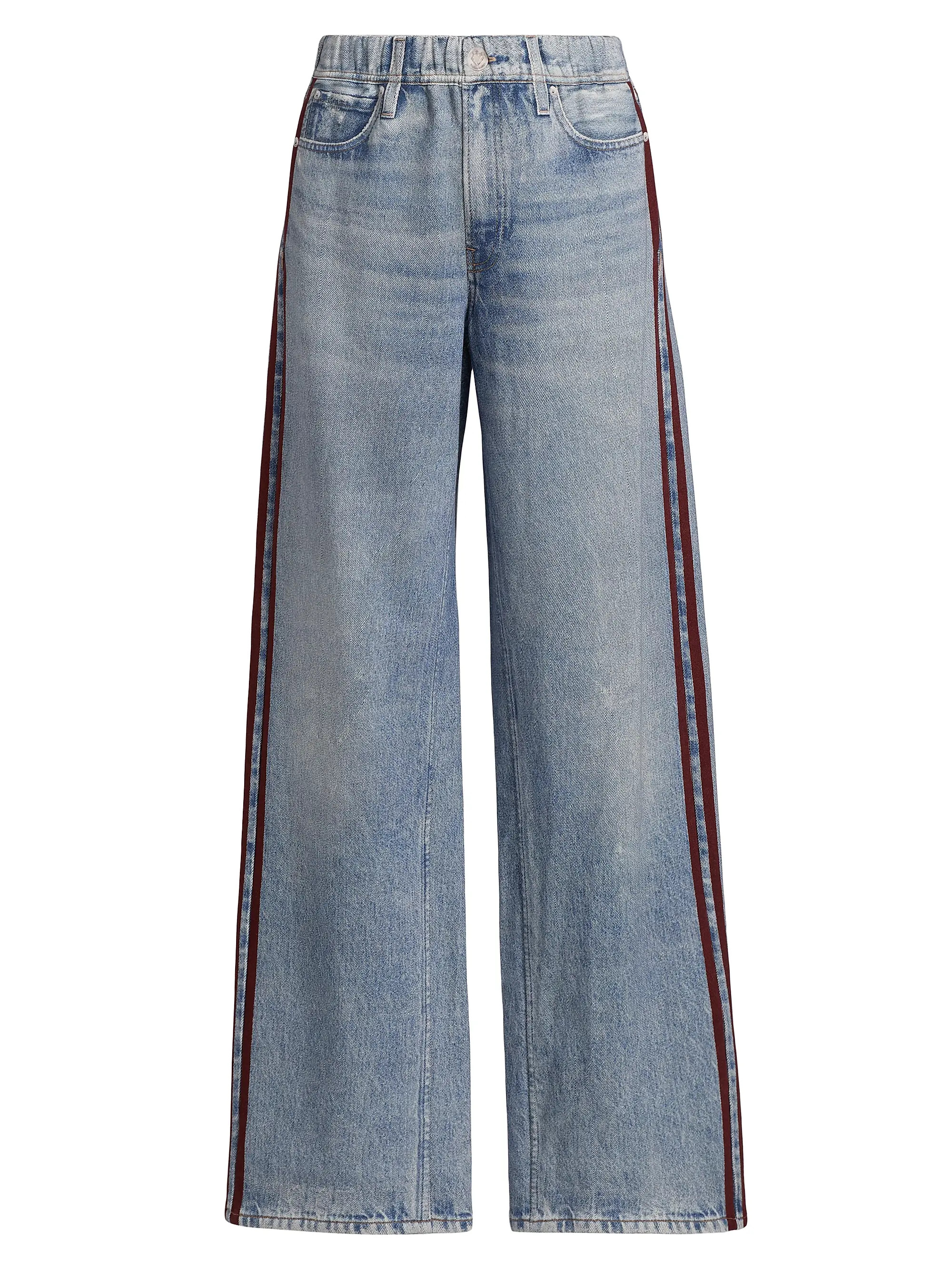 rag & bone Miramar Terry Wide-Leg Track Pants | Saks Fifth Avenue | Saks Fifth Avenue