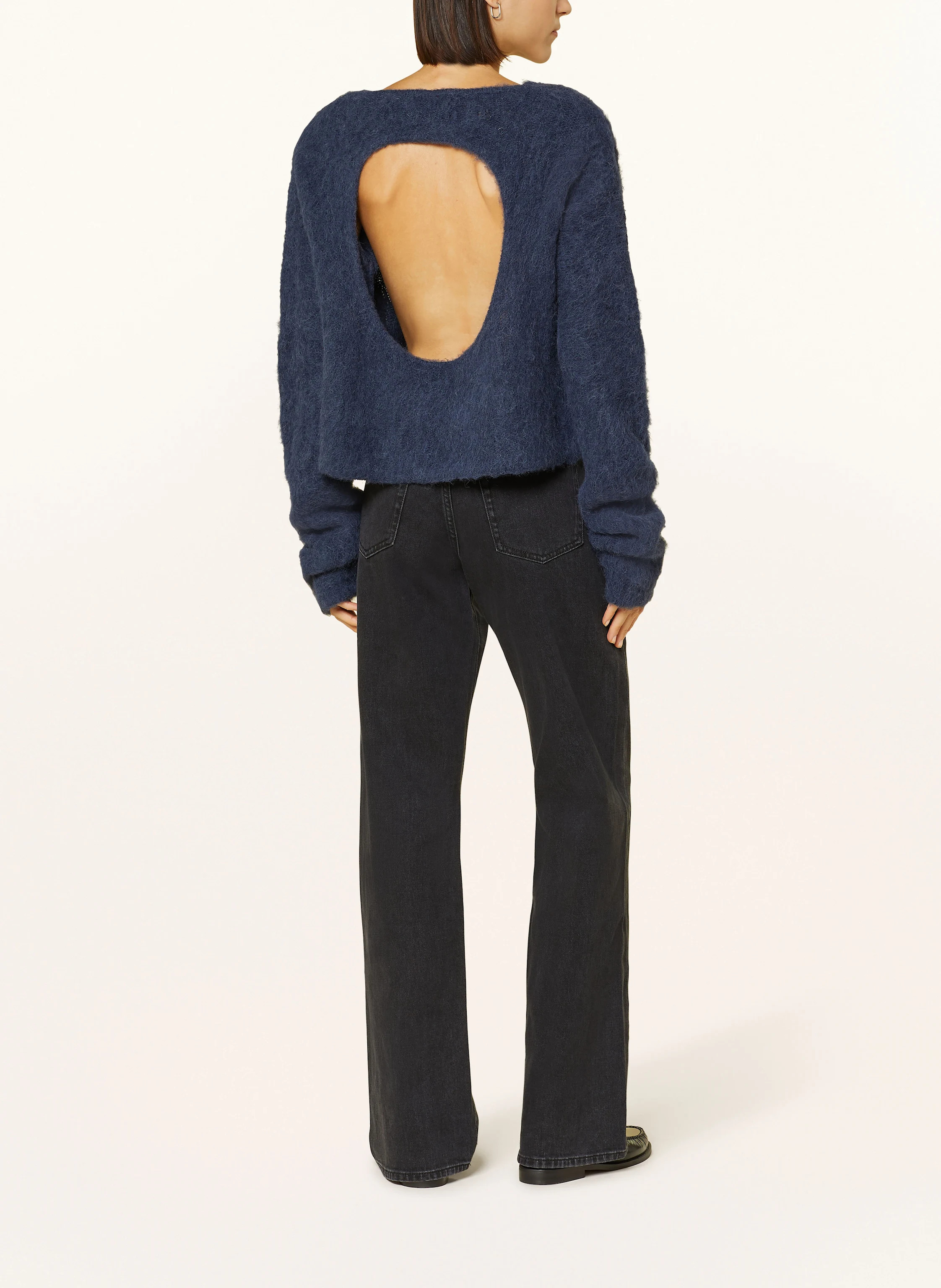 by Aylin Koenig Alpaka-Pullover ISABELLE mit Cut-out in dunkelblau | Breuninger (DACH)