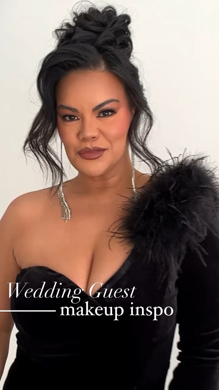 From the makeup, to the hair and the dress— this is the perfect black tie wedding guest look!! 😮‍💨🖤 

#LTKbeauty #LTKwedding #LTKVideo