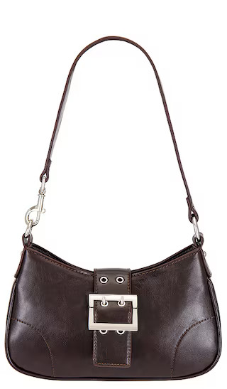 Buckle Bag in Brown | Revolve Clothing (Global)