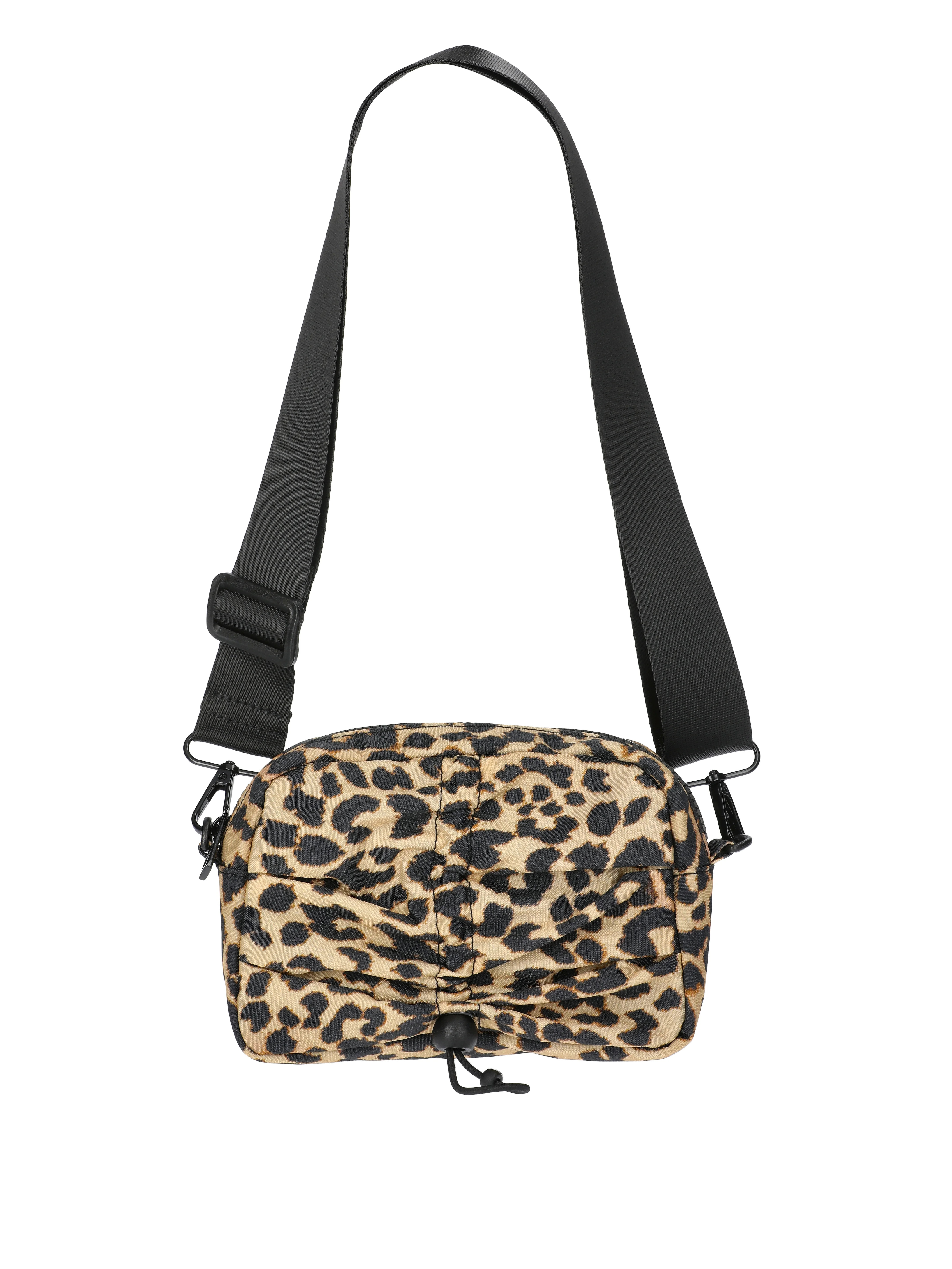 No Boundaries Women's Hands Free Belt Bag with Bungee Toggle, Leopard - Walmart.com | Walmart (US)