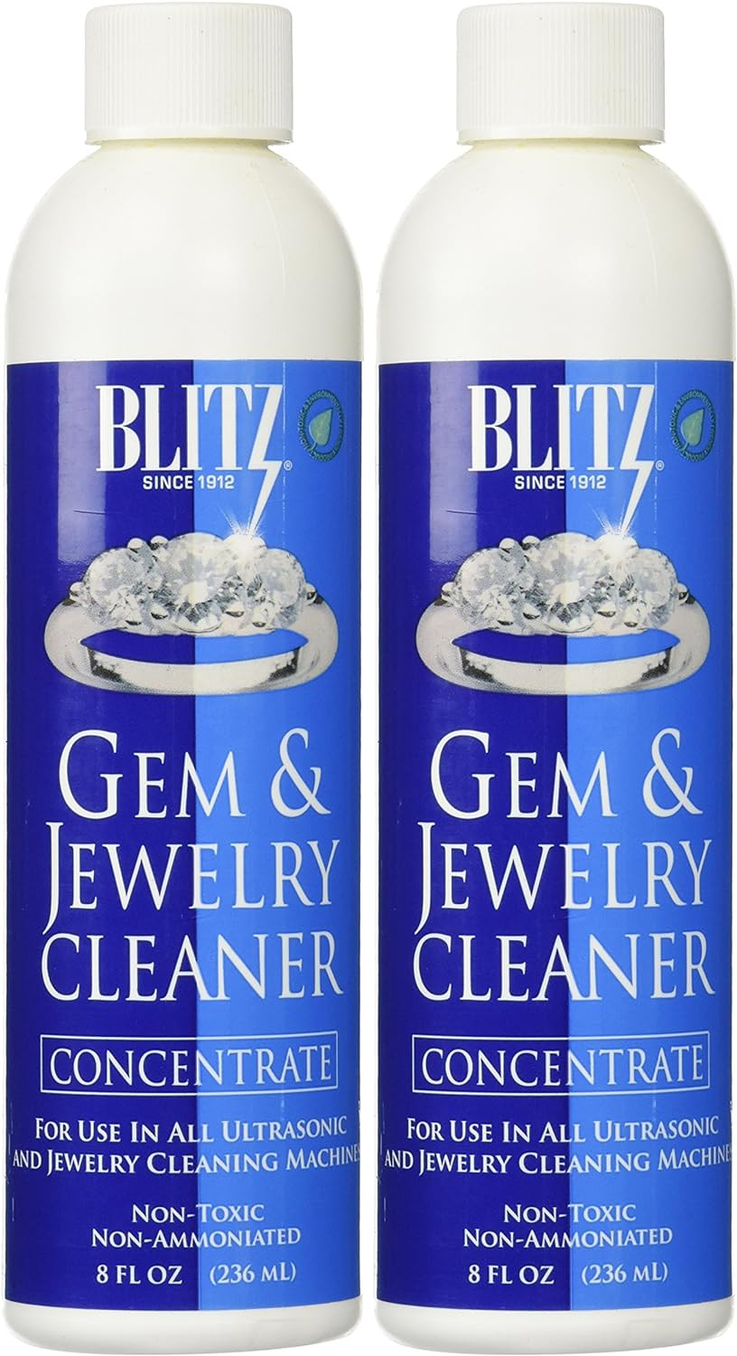 Amazon.com: Blitz 653 Gem & Jewelry Non-Toxic Cleaner Concentrate for use in Cleaning Machines, 8... | Amazon (US)