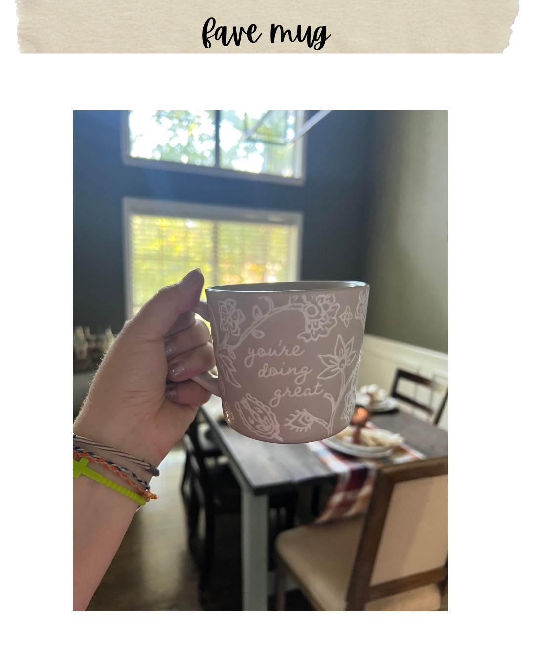 favorite coffee mug 

 #LTKmomlife #LTKmorningroutine