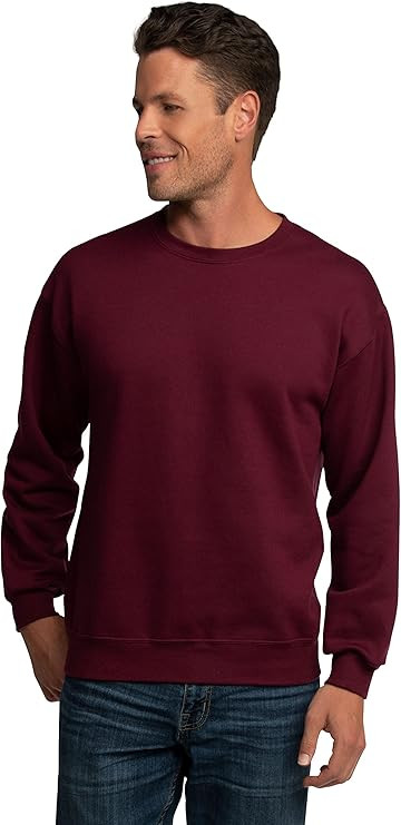 Fruit of the Loom Men's Eversoft Fleece Sweatshirts, Moisture Wicking & Breathable, Crewneck Swea... | Amazon (US)
