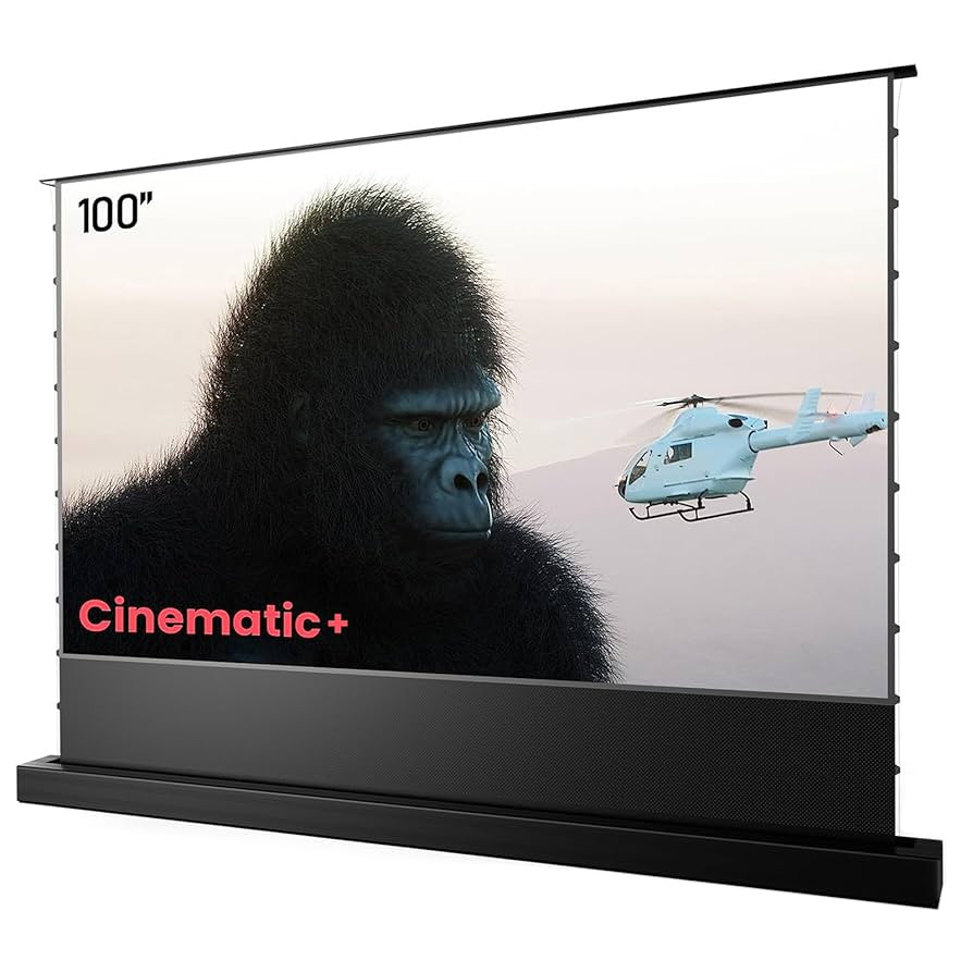 AWOL VISION 100" Motorized ALR Floor Rising Projector Screen for Ultra Short Throw Projector, Pro... | Amazon (US)