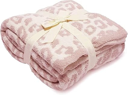 Cozy Wild Leopard Throw Blanket | Cozy Wild Leopard Throw Blanket | Barefoot Dusty Rose Leopard P... | Amazon (US)