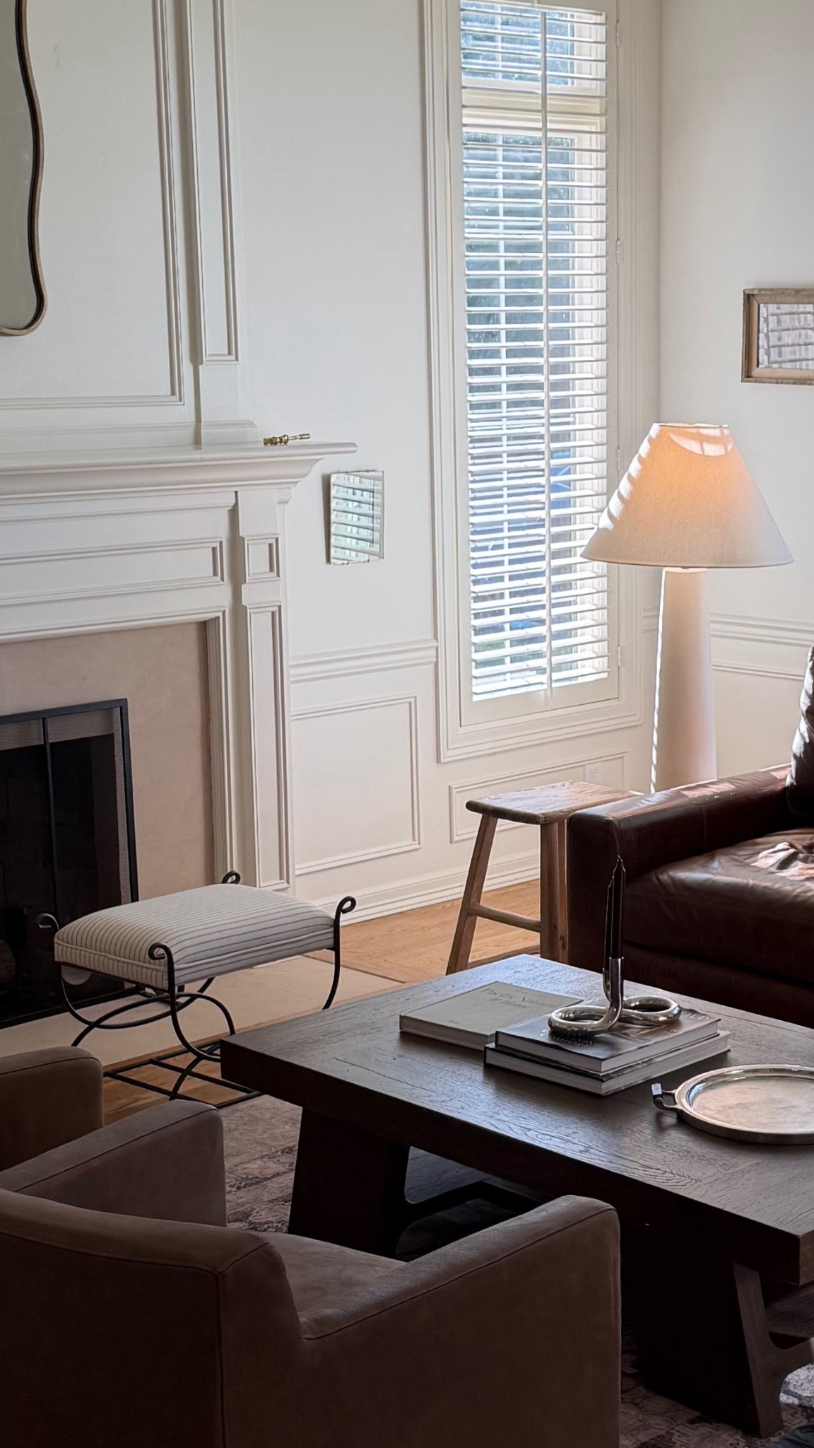Living room refresh I got a new rug last month and finally put it down! Feels bright and light in here. I LOVE this little stool from target it’s gorgeous and I love the cast iron details. 

#livingroom #target #studiomcgee #cb2 #floorlamp #bresheppardhome #homedecor #restorationhardware #homedesign 

#LTKHome