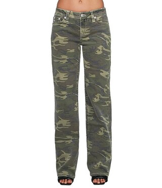 Miss Me Camouflage Printed Mid Rise Wide Leg Jeans | Dillard's | Dillard's