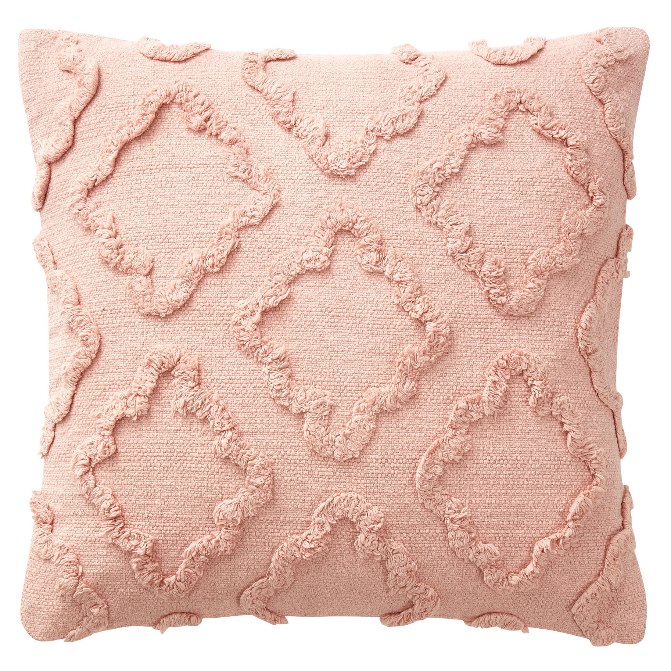 My Texas House 20" x 20" Pink Diamond Cotton Decorative Pillow Cover | Walmart (US)