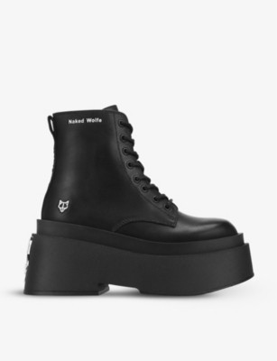 Saturn lace-up leather boots | Selfridges