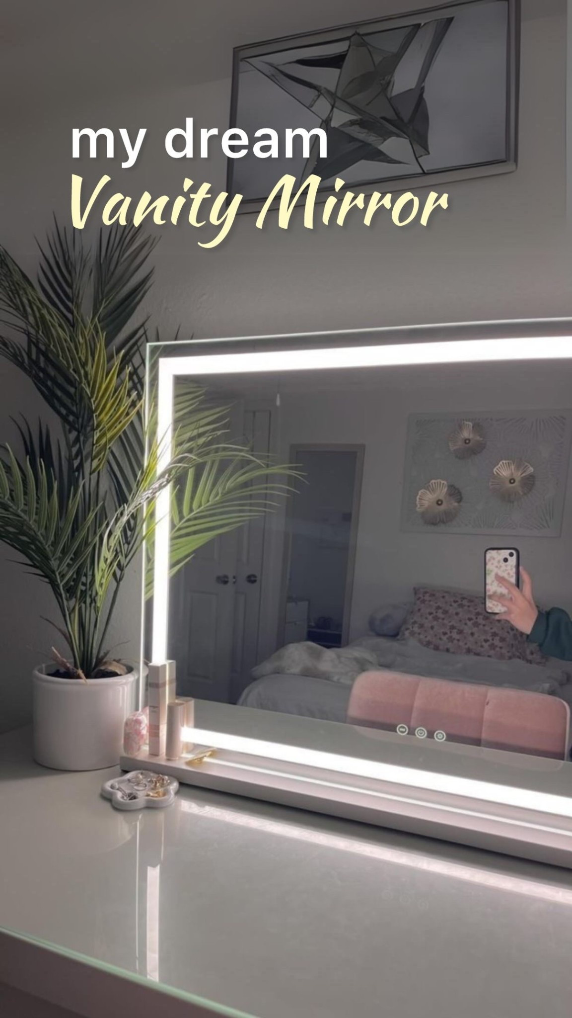 I’ve always wanted a vanity mirror where I could actually enjoy doing my makeup, and I finally found one!
This one’s from Amazon — it has 3 light settings (white, warm, and natural), and you can adjust the brightness just by touch. 🪞

Such a game changer for everyday glam!
Comment ‘mirror’ and I’ll send you the link!

#vanitymirror #makeupmirror #newhouse #newhome