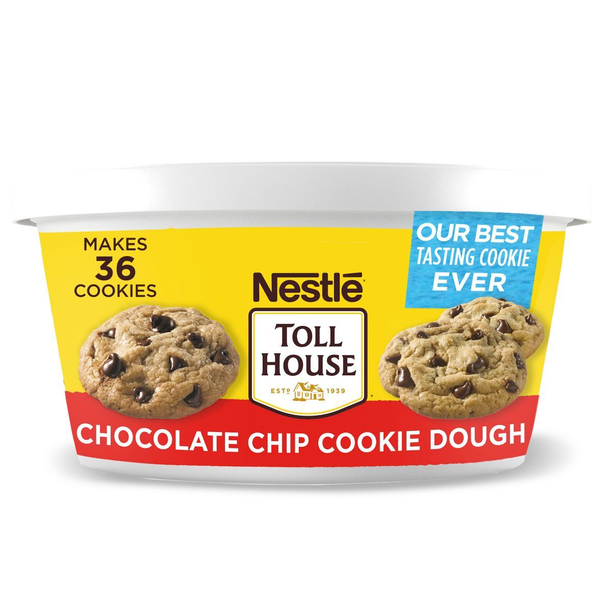 Nestle Toll House Scoop & Bake Chocolate Chip Cookie Dough Tub - 36oz | Target