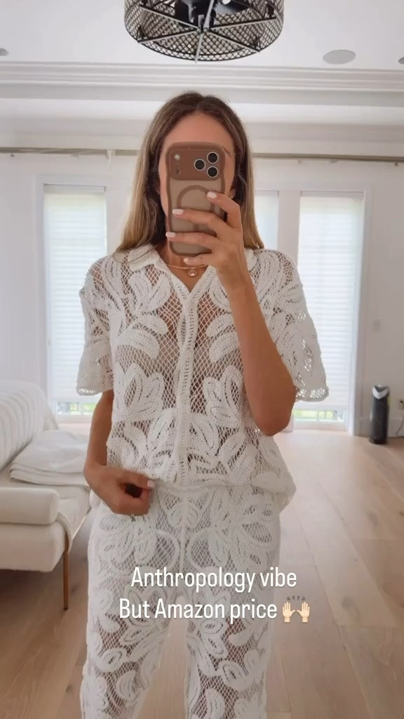 Absolutely stunning Amazon set, you can wear it as a cover up, or to go out. Runs true to size, I’m wearing size small and I’m 5’9” for your reference 🤍
Summer outfits 
Beach vacation outfits 
Vacation outfits beach

#LTKootd #LTKTravel #LTKU