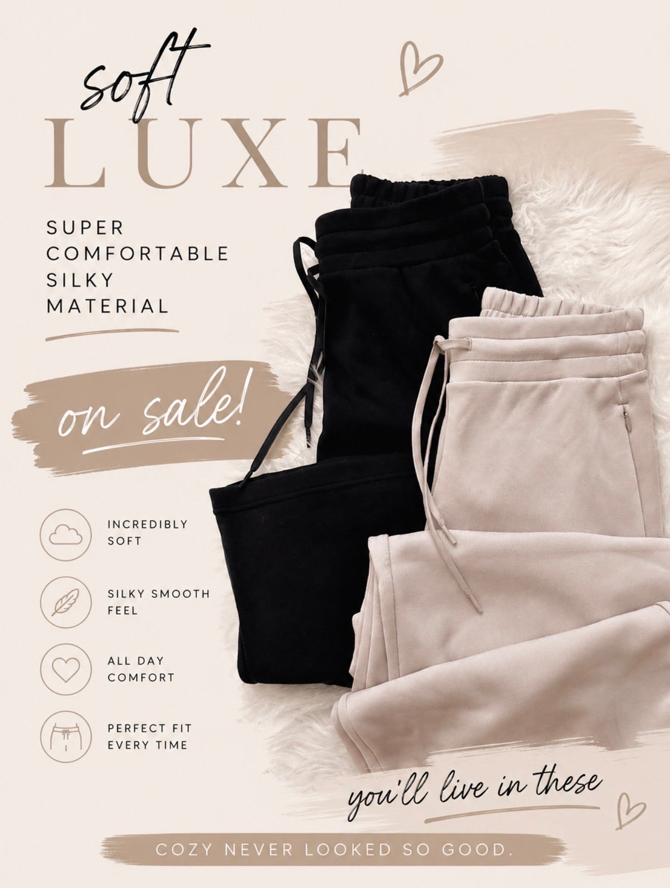These are my ride-or-die loungewear staples that actually make staying home feel like a personality.

cozy sweatpants women fleece joggers fall winter casual comfortable lounge

#LTKActive #LTKSaleAlert #LTKOver40