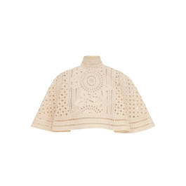 Indra Embroidered Cape - Tea | ZIMMERMANN (US, CA, EU, MENA)