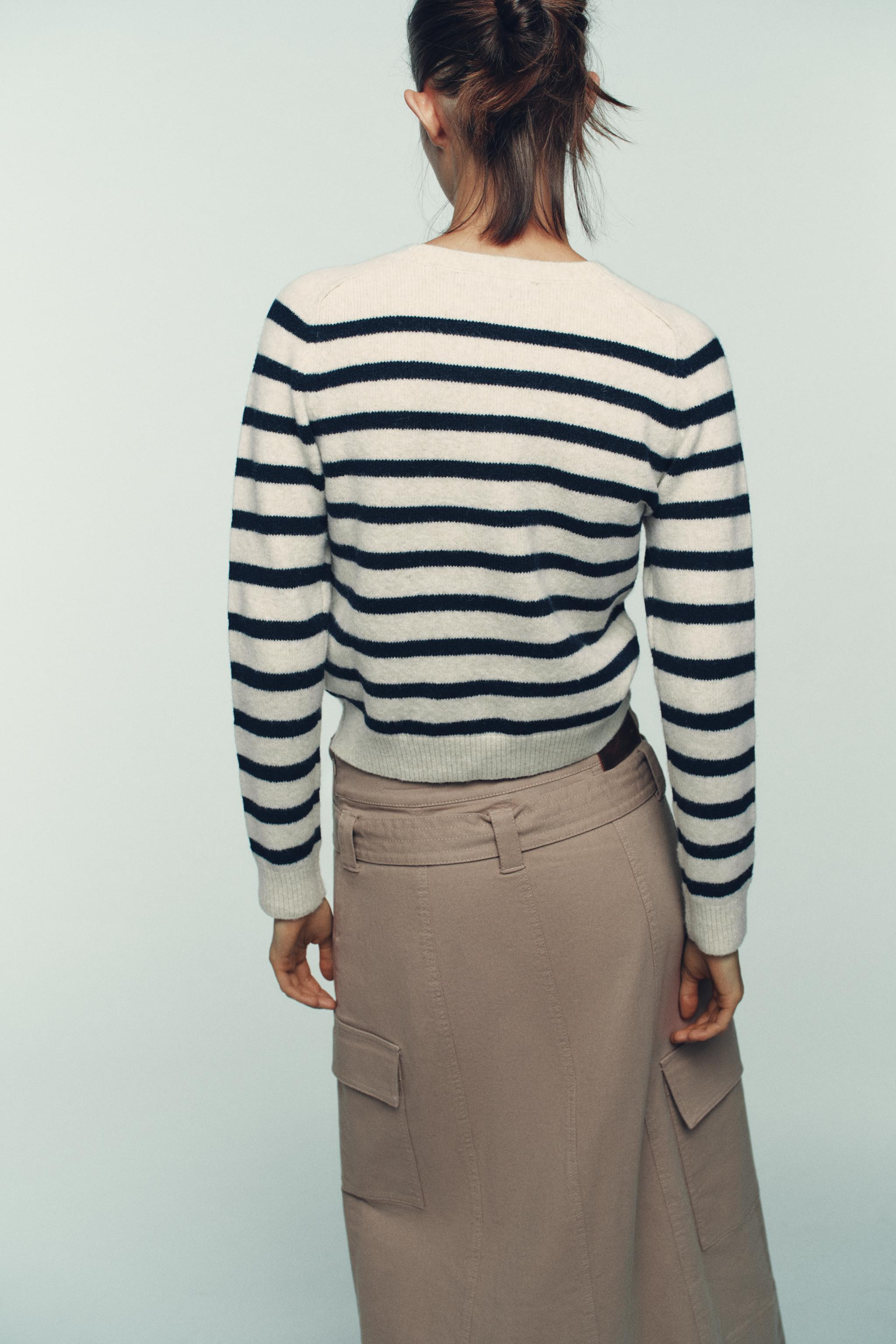 STRIPED KNIT JUMPER | Zara US