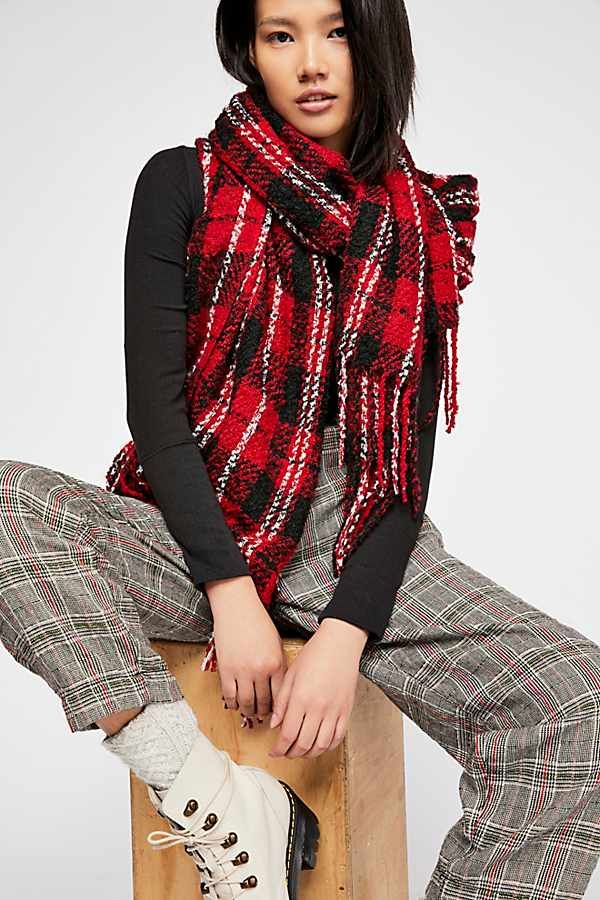 Emerson Plaid Scarf | Free People (Global - UK&FR Excluded)