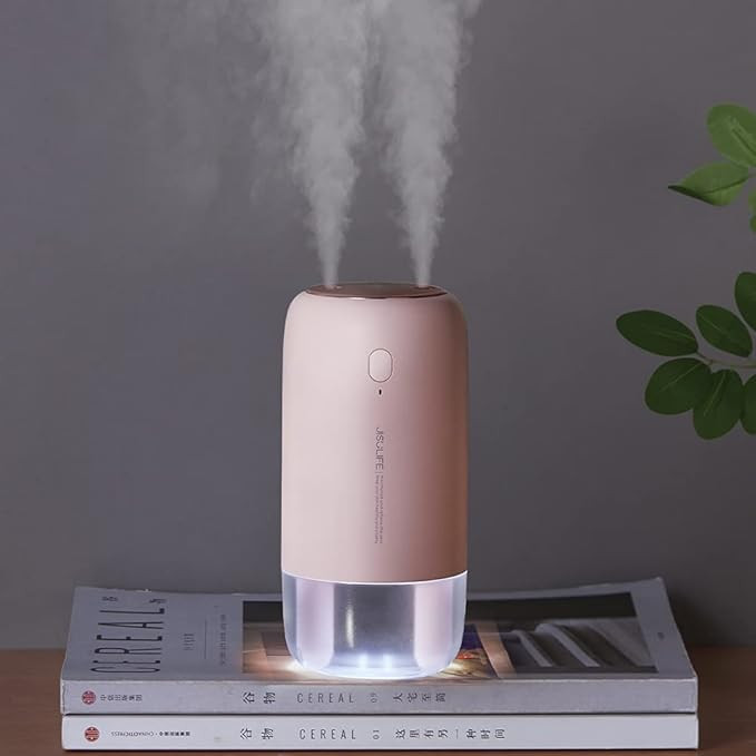 JISULIFE Small Humidifier, 500ml Portable Travel Humidifier, 3600mAh Battery Operated Humidifier ... | Amazon (US)