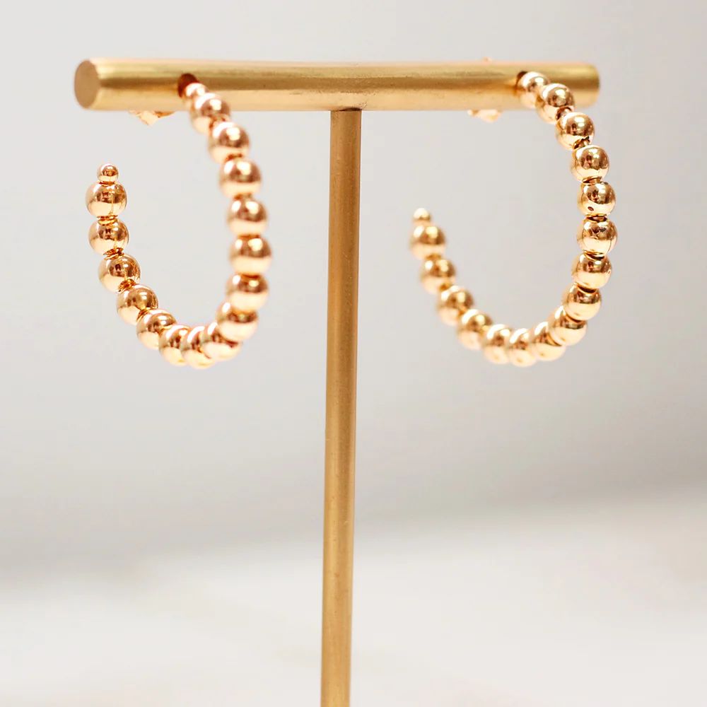 Glimmer of Hoop Earrings (small) | Taudrey