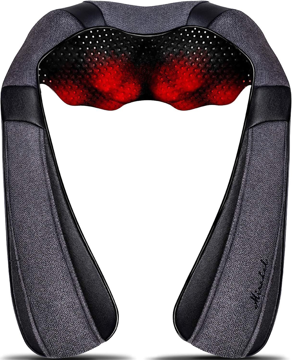 Back Massager, Shiatsu Back Neck Massager with Heat, Electric Shoulder Massager, Kneading Massage... | Amazon (US)