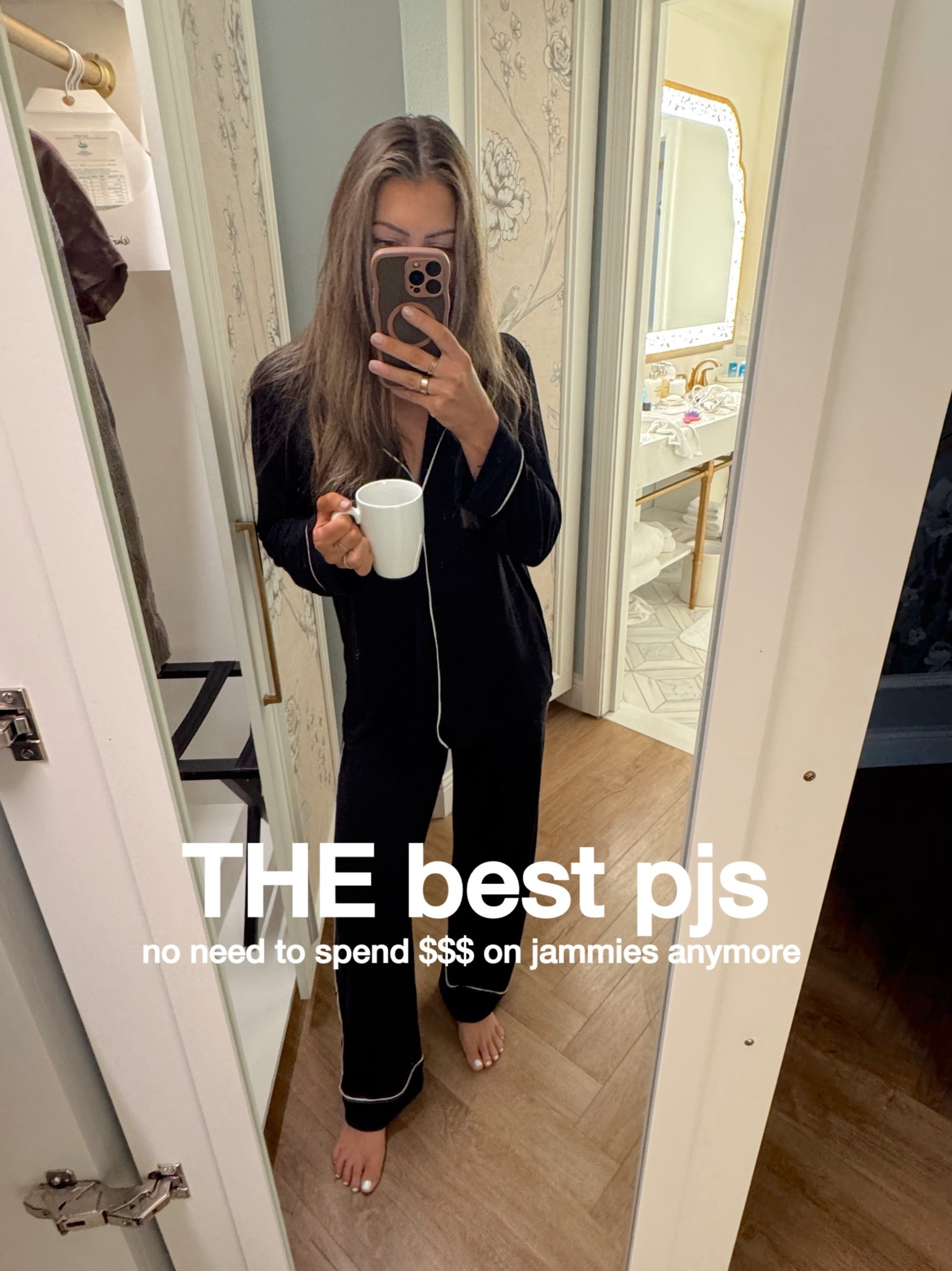 I do XS bottoms / small top for it to be oversized and long. Just a personal preference! These jams do run a smidge big fyi 