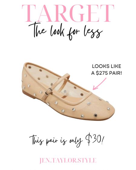 These mesh ballet flats from Target look just like the $275 designer pair! I have a feeling these will sell out quickly. These are so cute for spring outfits and you can’t beat the $30 price point! 

Target new arrival, designer look for less, rhinestone ballet flats, looks like Loeffler Randall

#LTKshoecrush #LTKfindsunder50 #LTKSeasonal