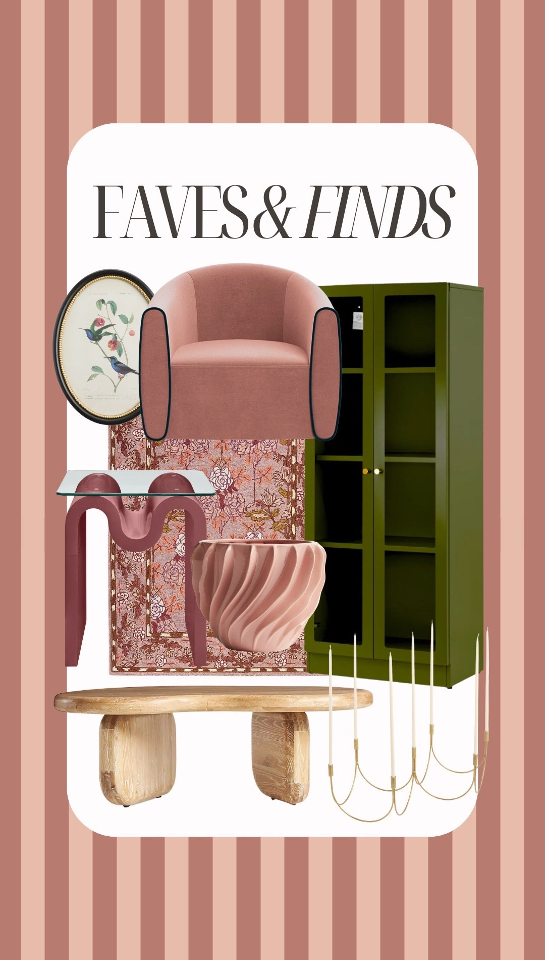 Pink and green home decor finds, traditional home decor 

#LTKHome #LTKHoliday