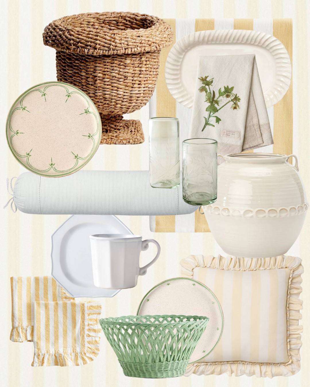 Butter yellow and hints of green make a cheerful spring table

#LTKHome #LTKFindsUnder100 #LTKSeasonal