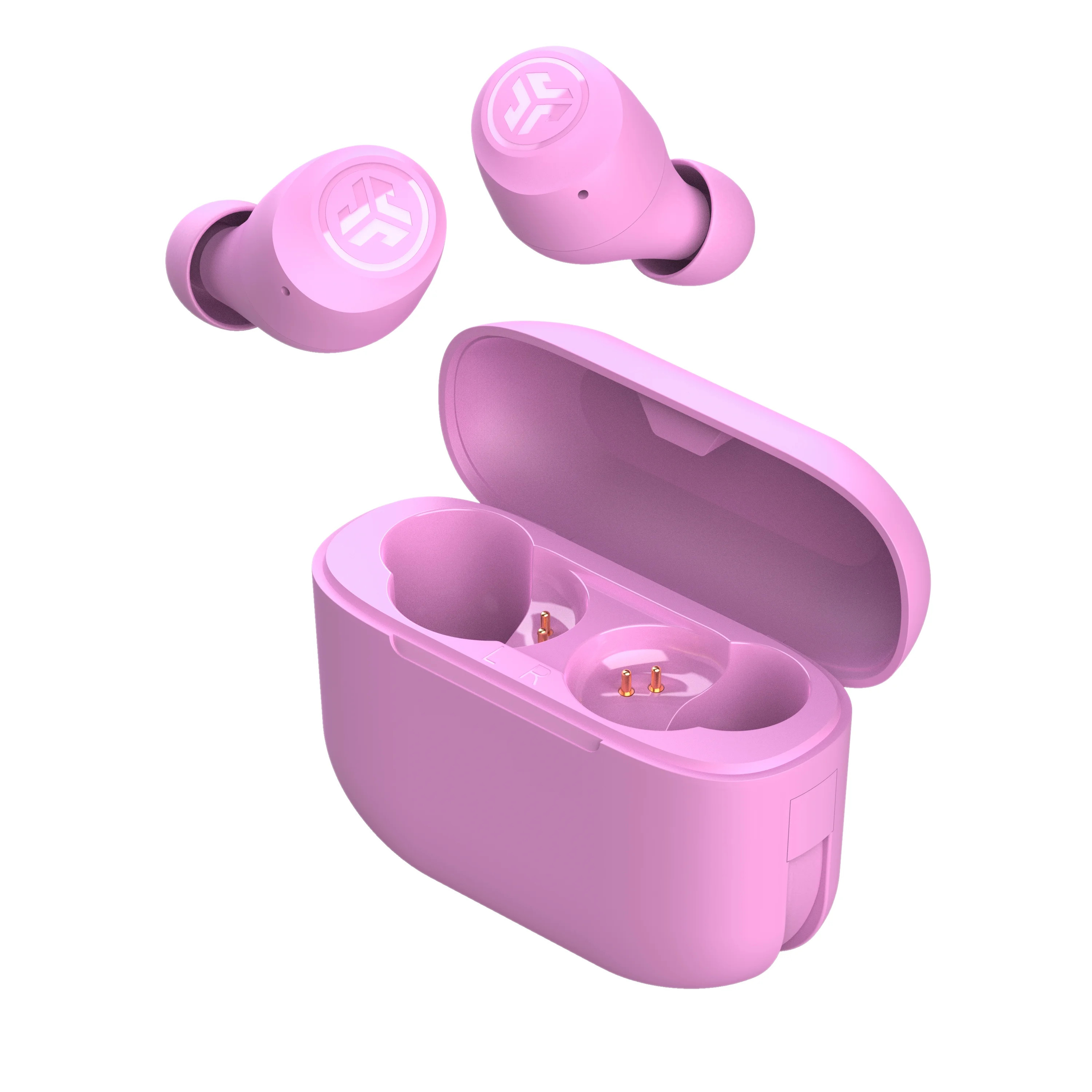 JLab Go Air Pop Bluetooth Earbuds, True Wireless with Charging Case, Pink | Walmart (US)