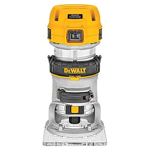 DEWALT Router, Fixed Base, Variable Speed, 1-1/4-HP Max Torque (DWP611) , Yellow | Amazon (US)