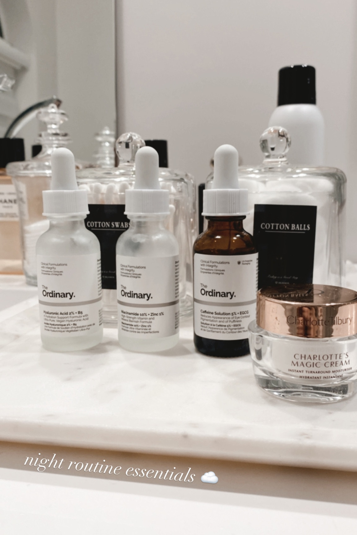 Night routine essentials 

#skincare 
#theordinary 

#LTKhome #LTKbeauty #LTKunder100