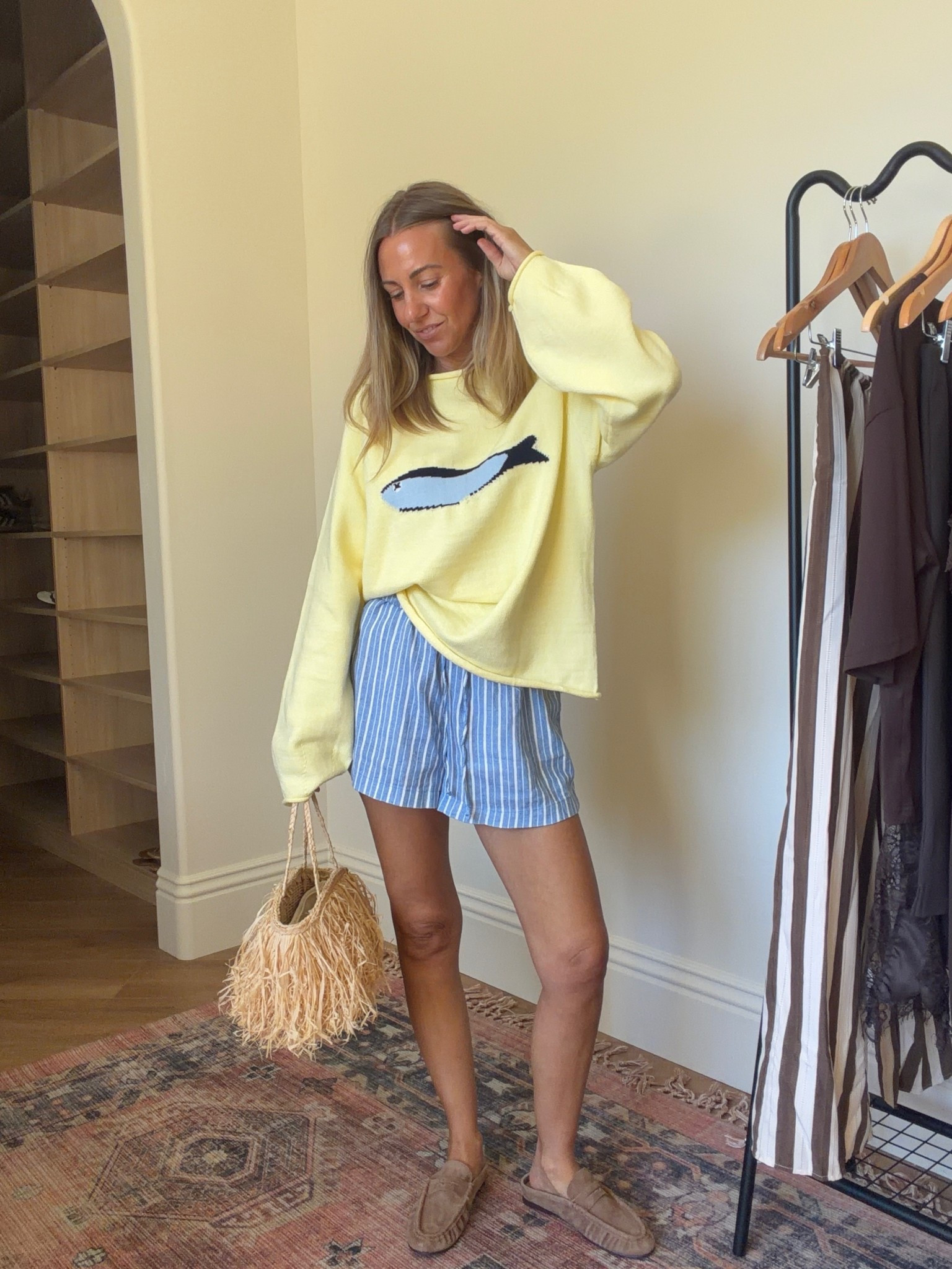 The fish sweater comes in yellow too. Paired with blue shorts

#LTKSeasonal #LTKootd #LTKgrwm