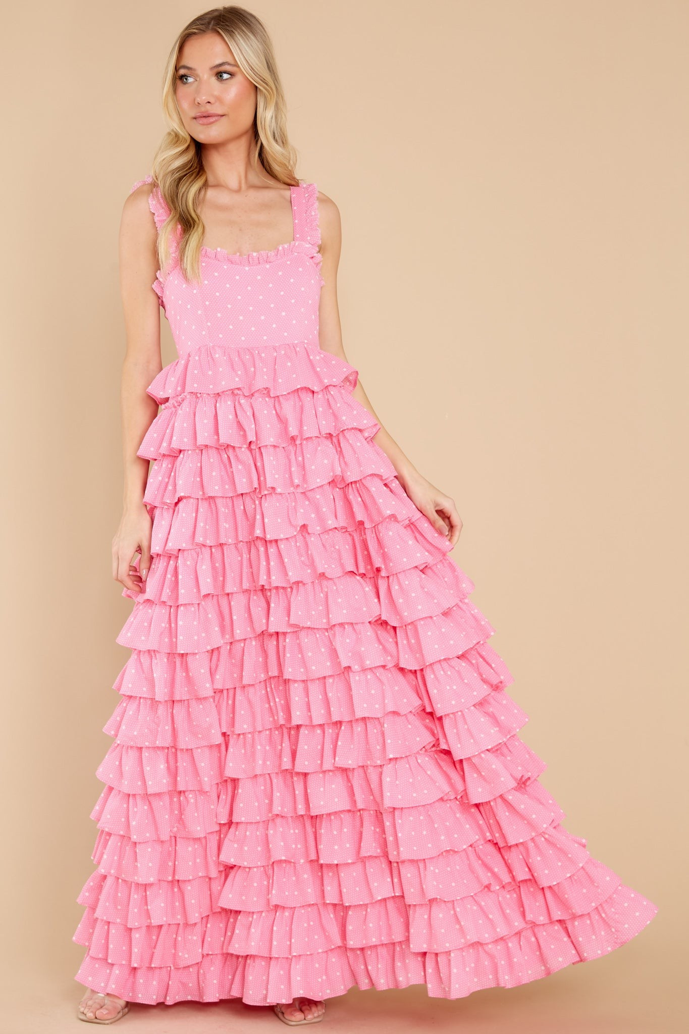 Idra Hot Pink Cherry Dress | Red Dress 