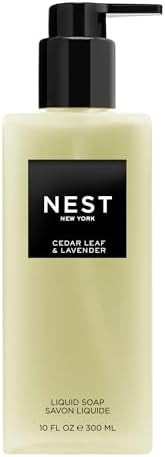 NEST New York Liquid Soap, Cedar Leaf & Lavender - 10 fl oz - Cleanses & Nourishes Skin - Approx.... | Amazon (US)
