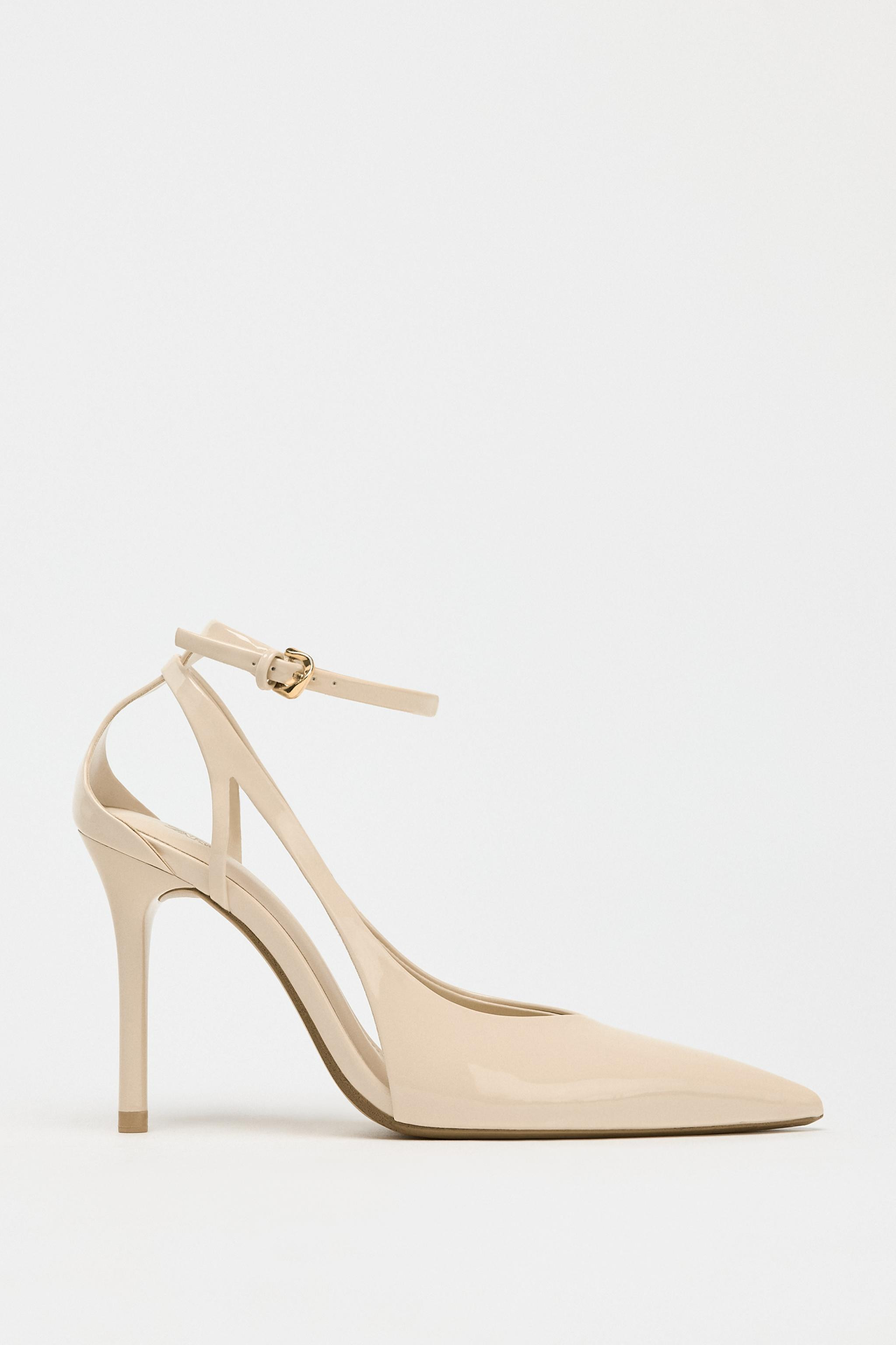 HEELED FAUX PATENT LEATHER SHOES | Zara US