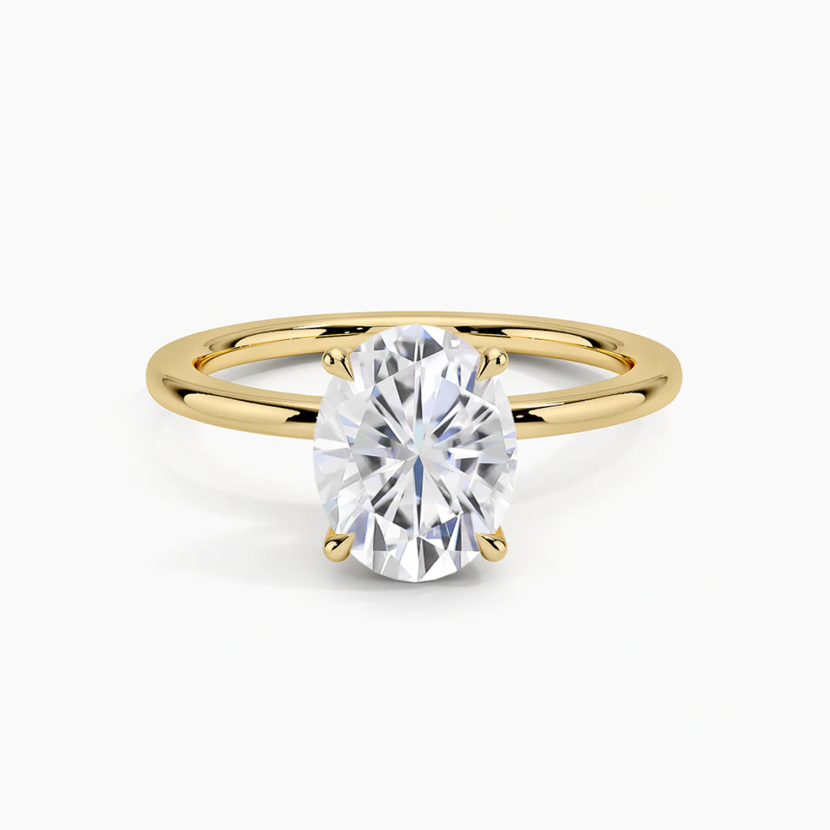 SOLID GOLD OVAL CUT RING | Balmante Jewelry (Global)