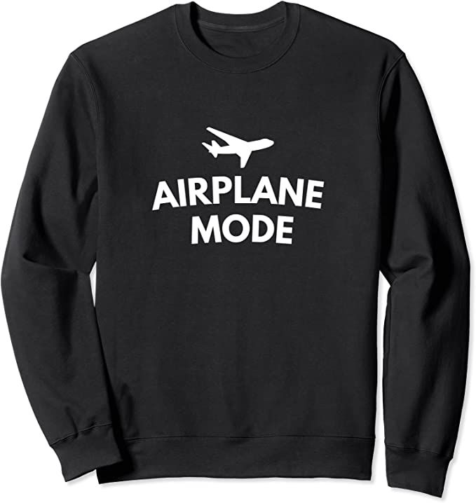 Airplane Mode Tops Sweatshirt | Amazon (US)