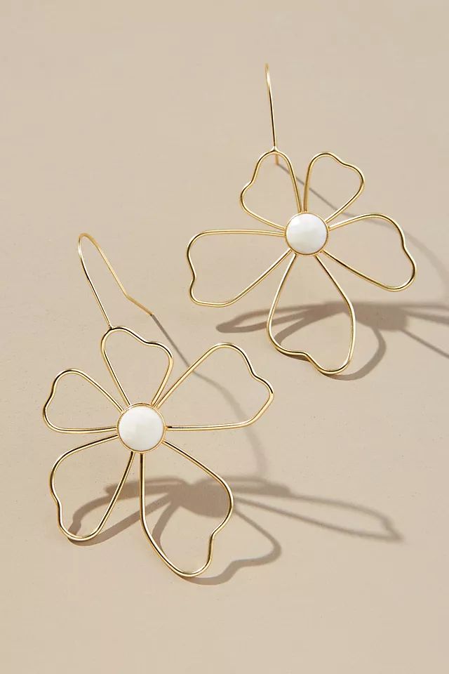 Botanist Abroad Floral Earrings | Anthropologie (US)