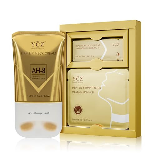 Ycz Neck Firming and Revitalising Set - Smoothes Fine Lines, Nurtures the Neck Area, Provides Deep Moisturising Skincare, Combats Wrinkles and Firms the Skin | Amazon (US)