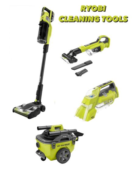 Ryobi cleaning tools - vacuum, shop vac, spot cleaner and more! 

#LTKhome